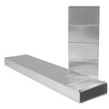 Imperial 24 in L Galvanized Steel Stack Duct GV1318